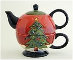 Christmas  Tree Tea For One